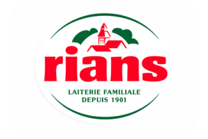 Logo Rians, laiterie familiale française depuis 1901.